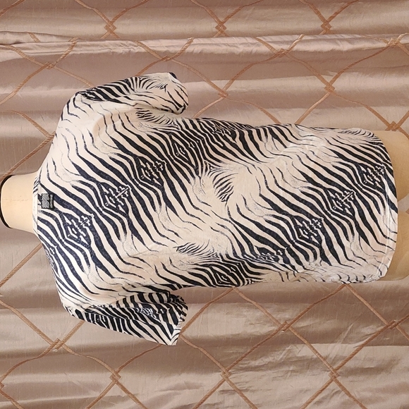 Robert Cavalli black and white men's t-shirt size 54 made in Italy - Picture 8 of 16